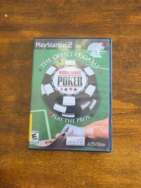 World Series of Poker PS2 Game Sony PlayStation 2 2005 Tested Works No Manual